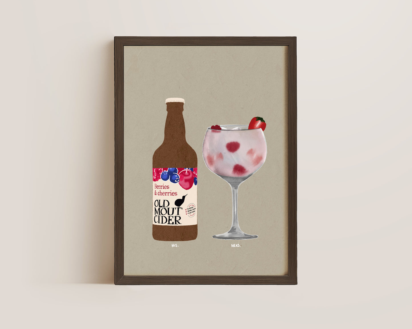 Old Mout BC & Pink Gin Print