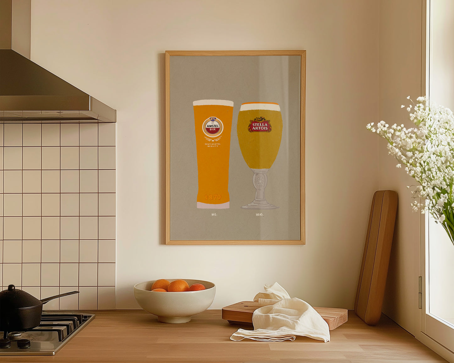 Amstel & Stella Print