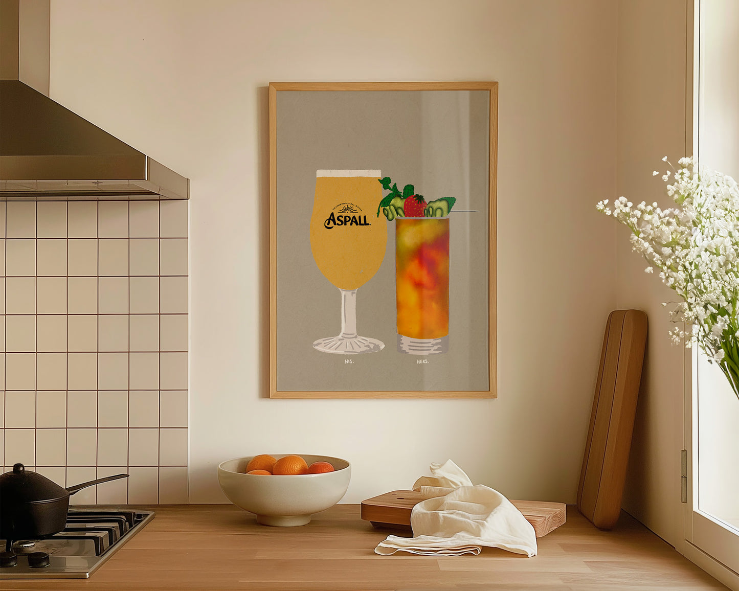 Aspall & Pimms Print