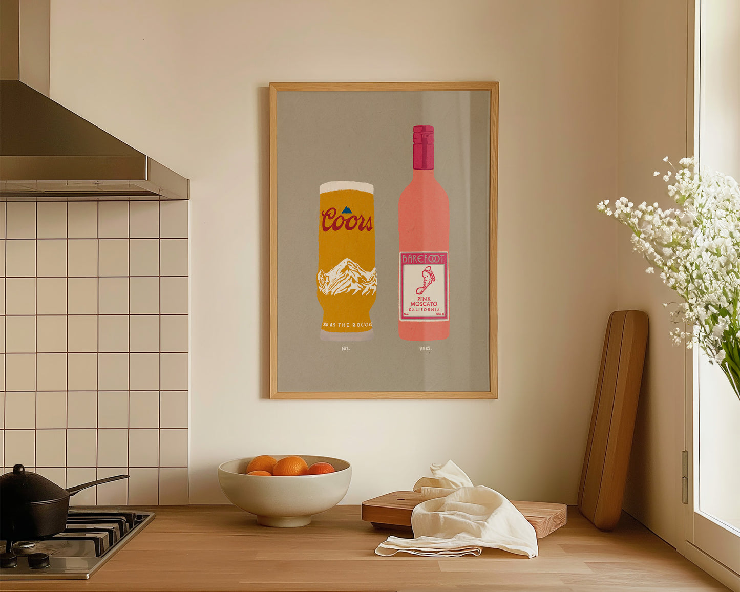 Coors & Pink Moscato Print