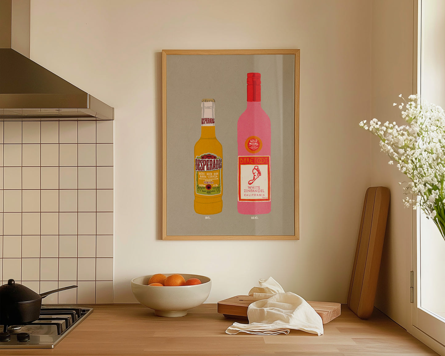 Desperados & White Zinfandel Print