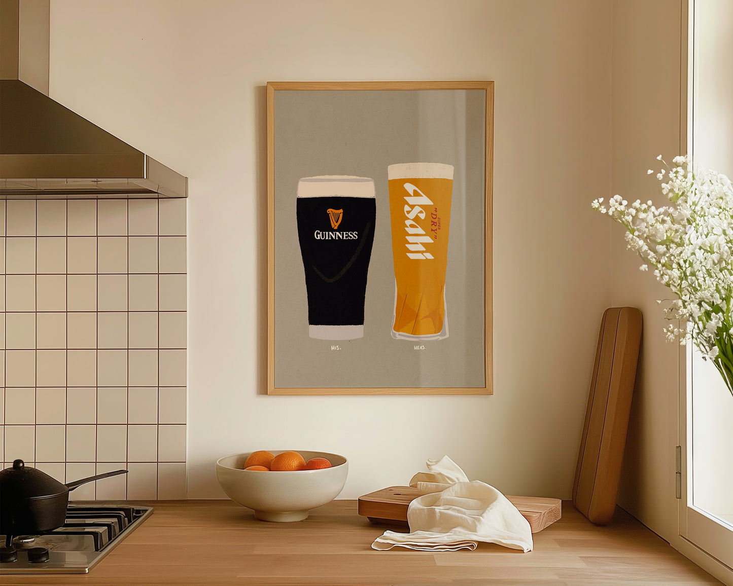 Guinness & Asahi Print