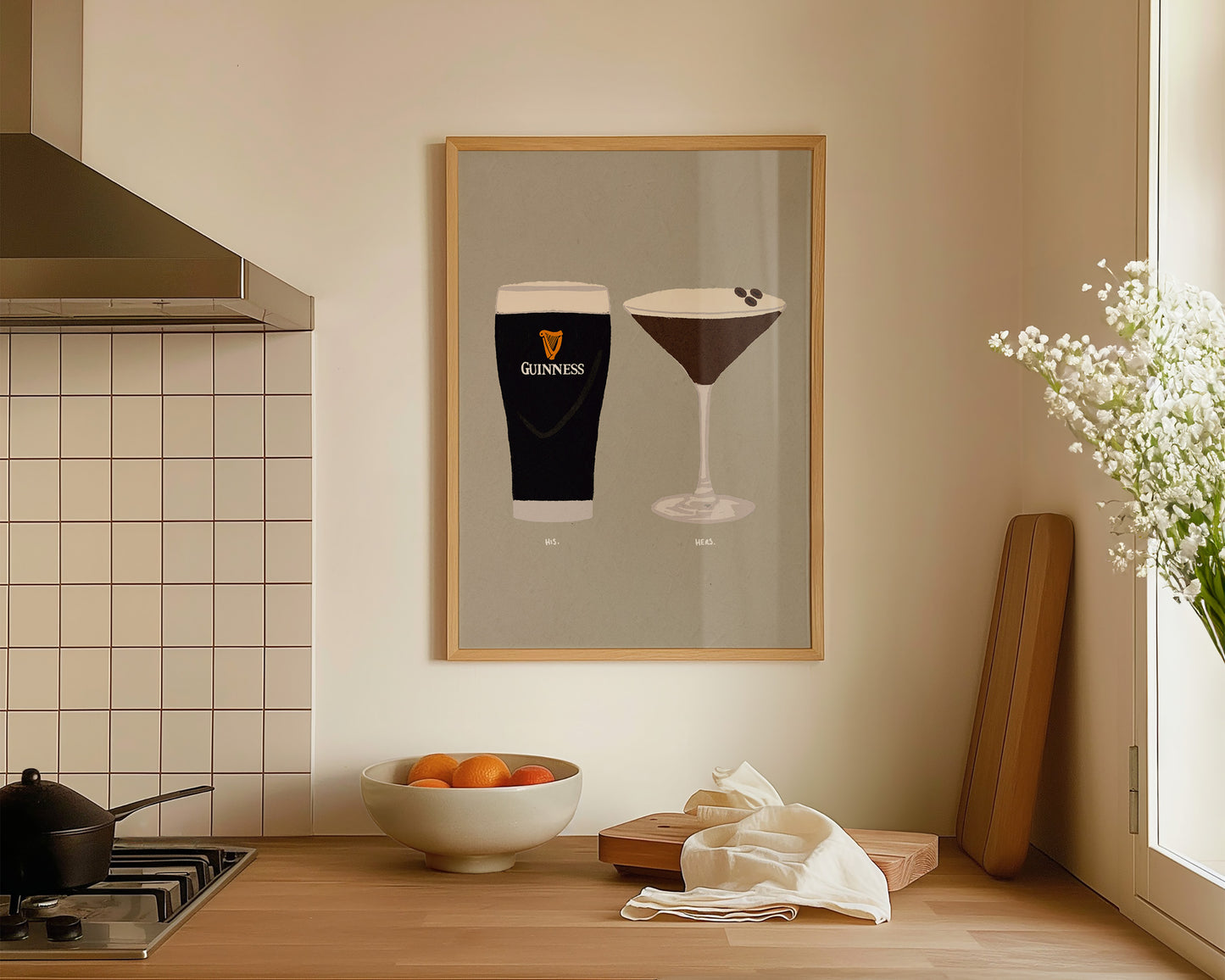 Guinness & Espresso Martini Print