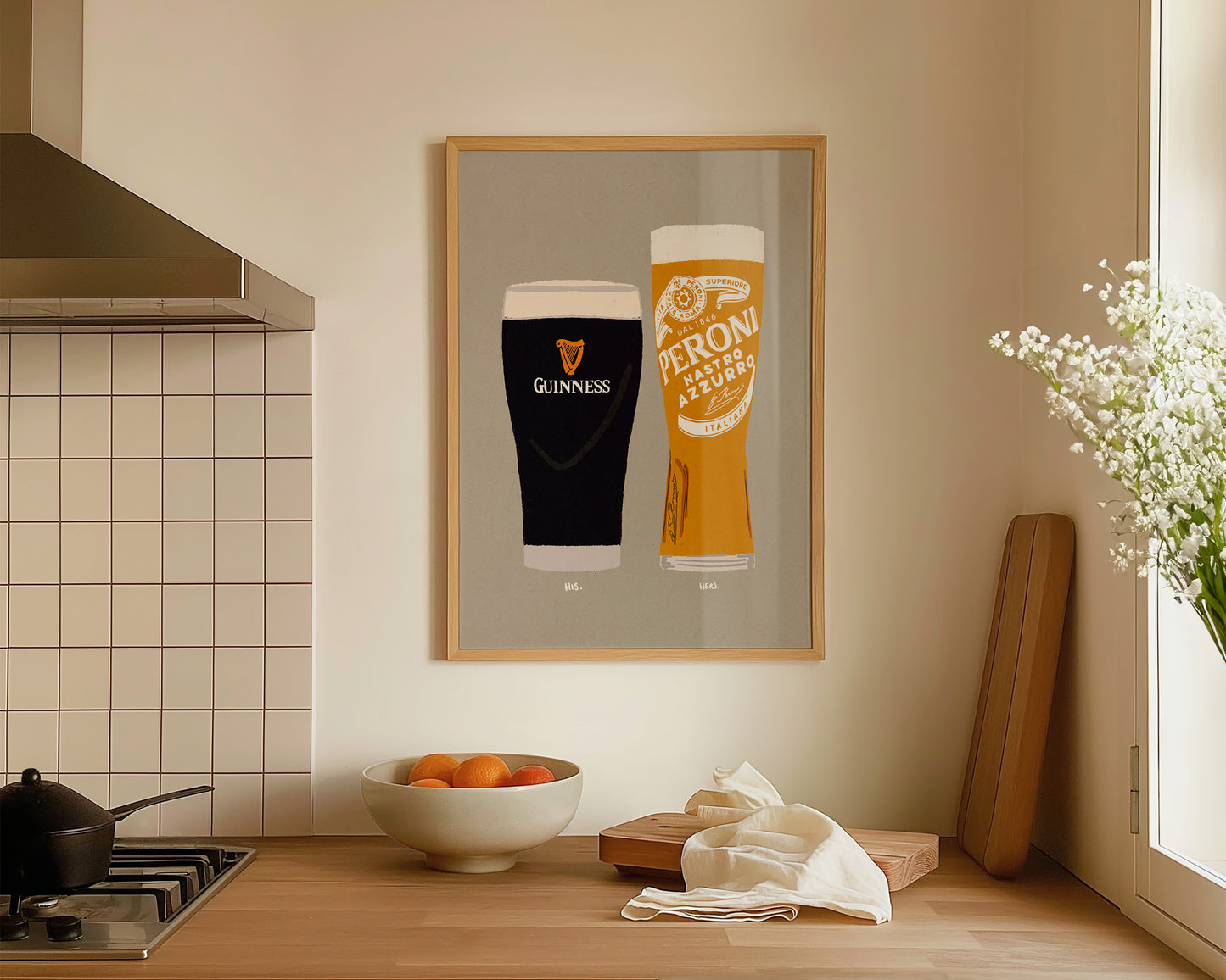Guinness & Peroni Print