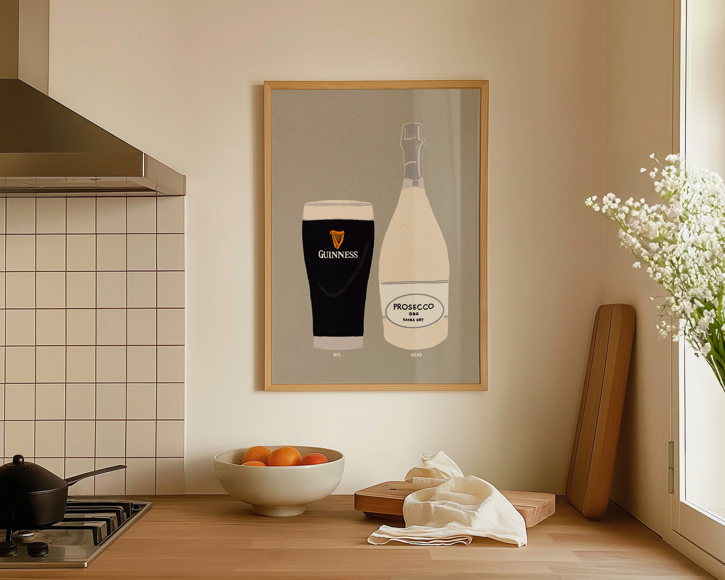 Guinness & Prosecco Print