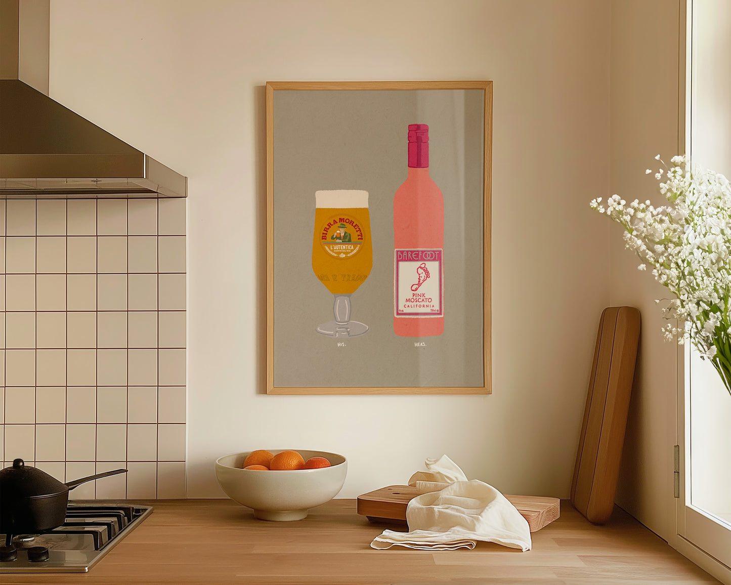 Moretti & Pink Moscato Print