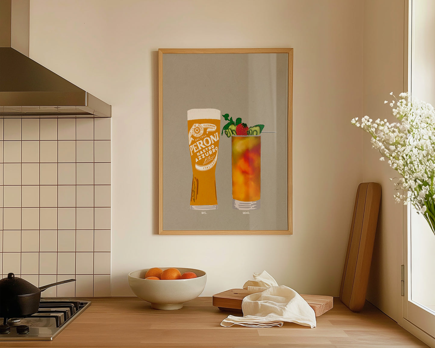 Peroni & Pimms Print