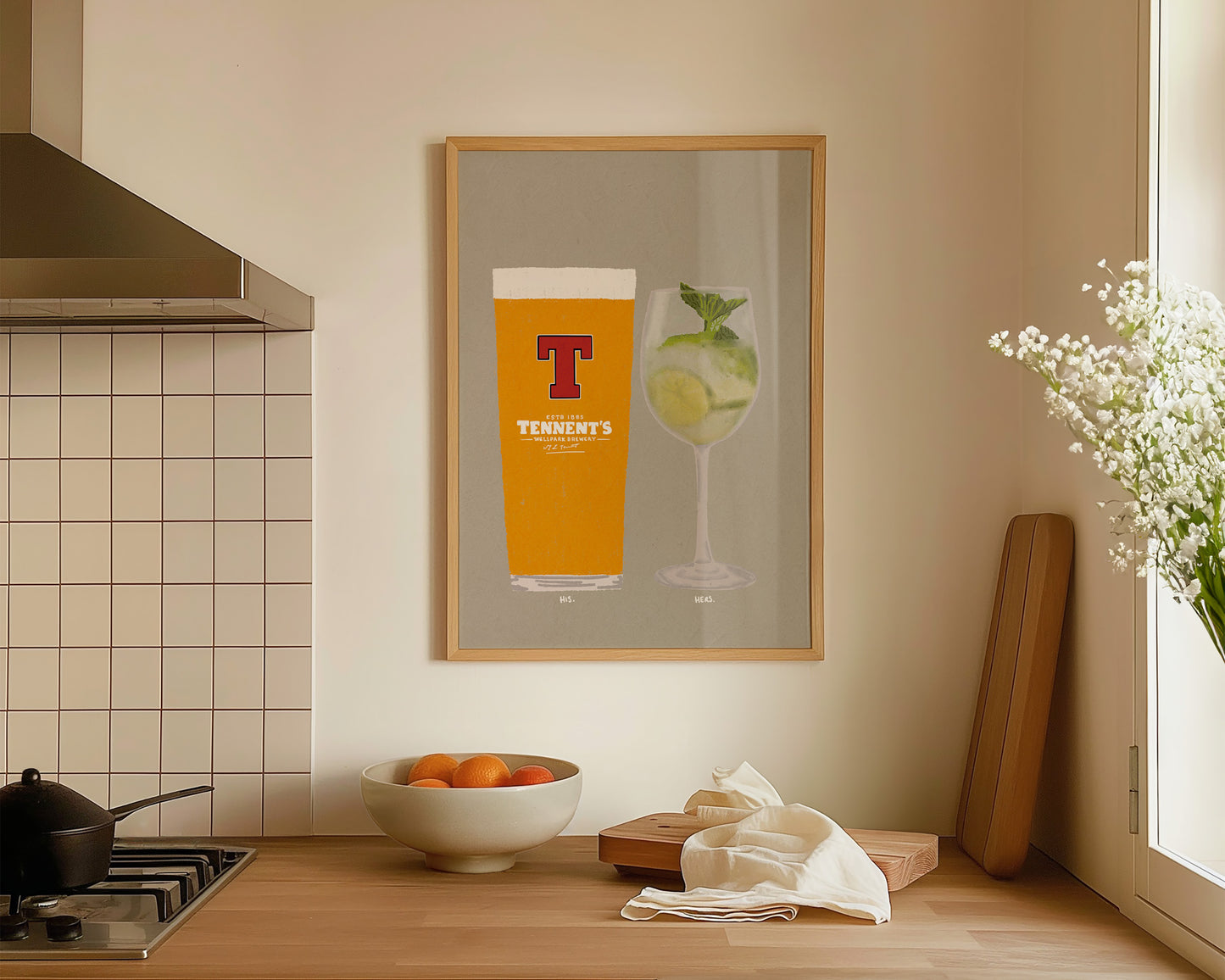 Tennent's & Hugo Spritz Print