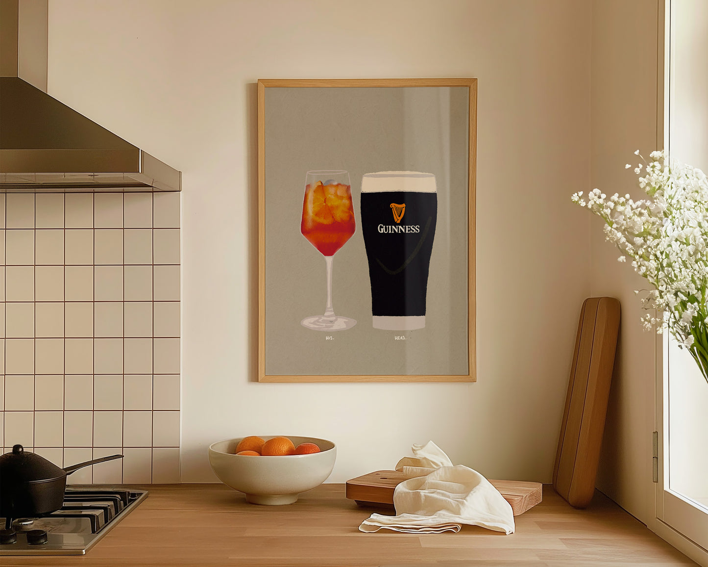 Aperol Spritz & Guinness Print