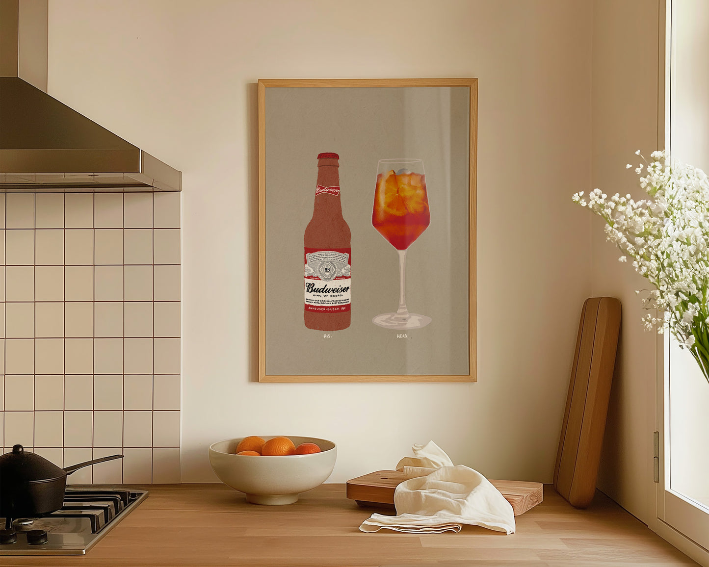 Budweiser & Aperol Spritz Print