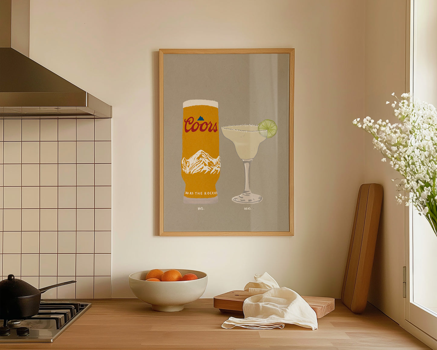 Coors & Margarita Print