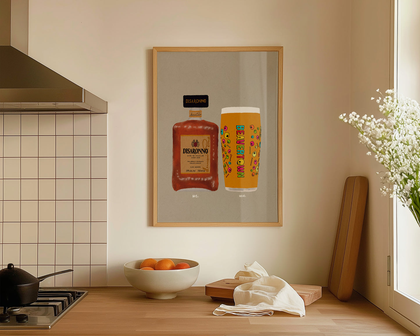 Disaronno & Neck Oil Print