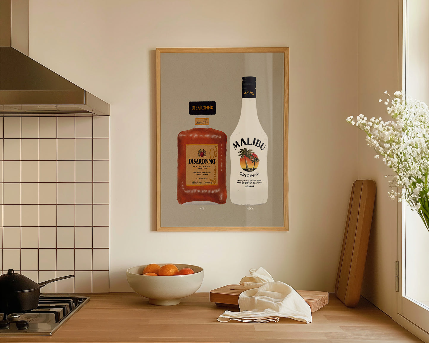 Disaronno & Malibu Print