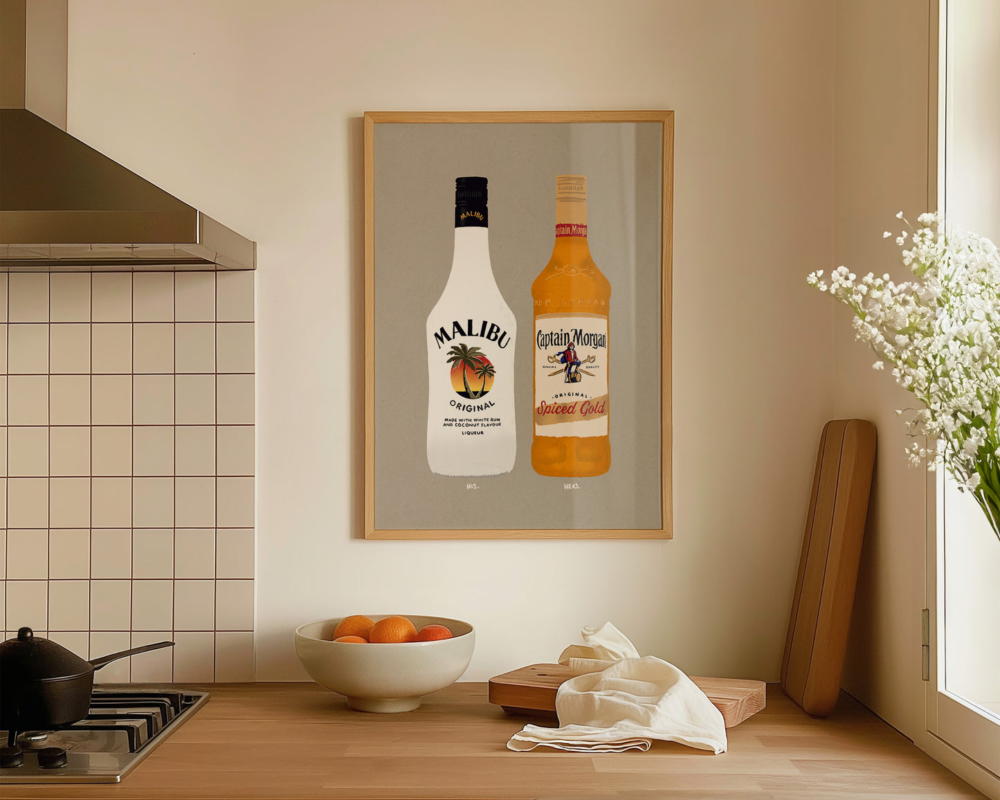 Malibu & Spiced Rum Print