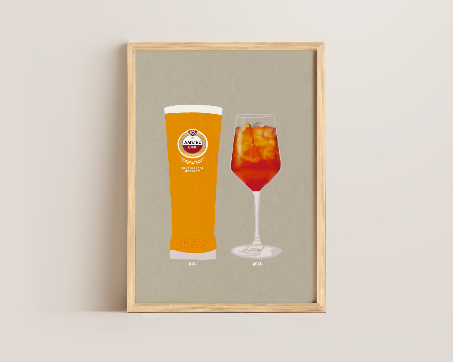 Amstel & Aperol Spritz Print