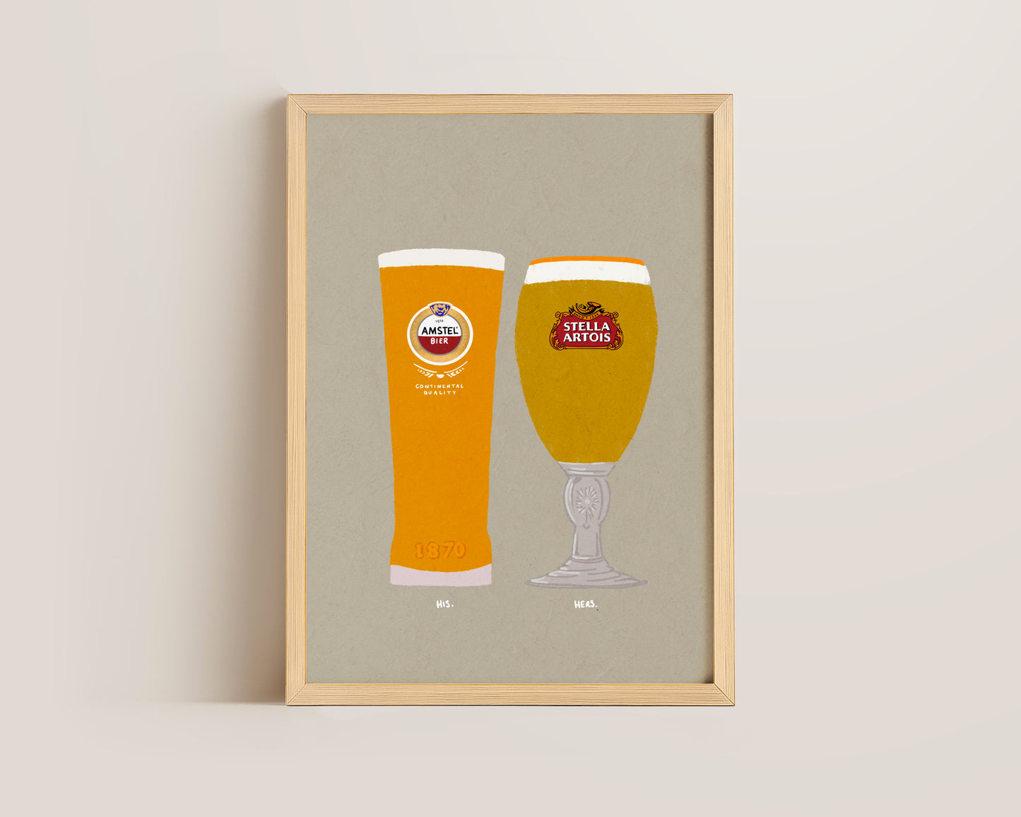 Amstel & Stella Print