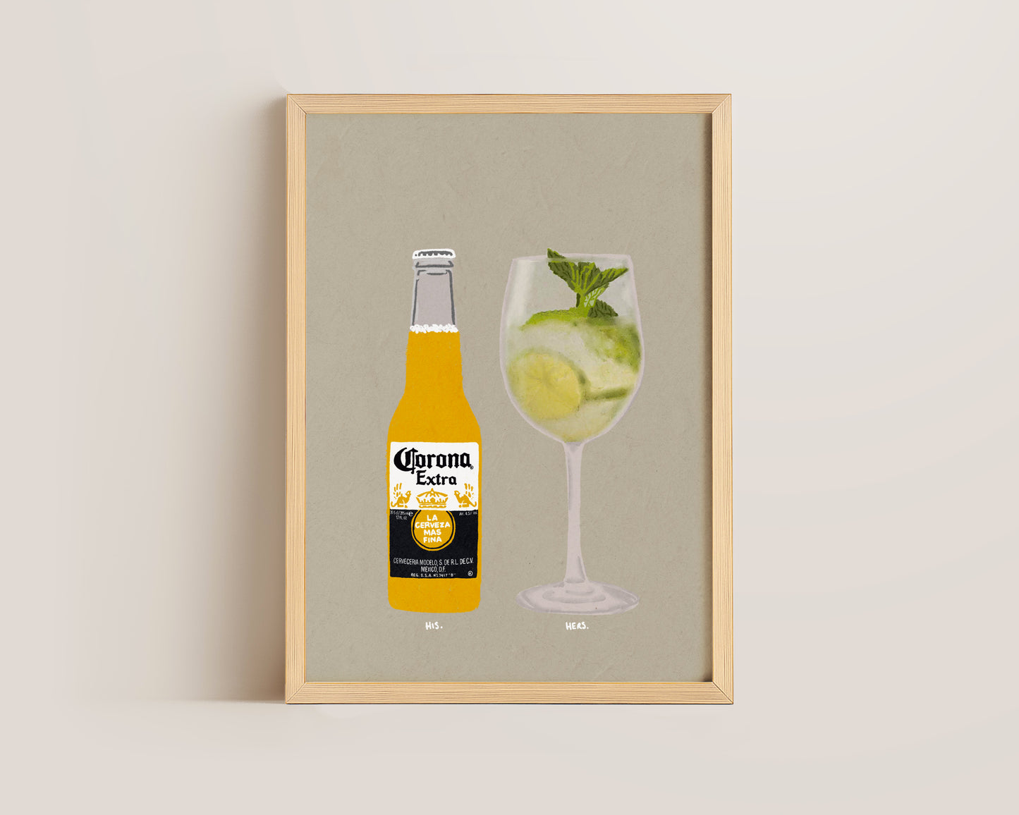 Corona & Hugo Spritz Print