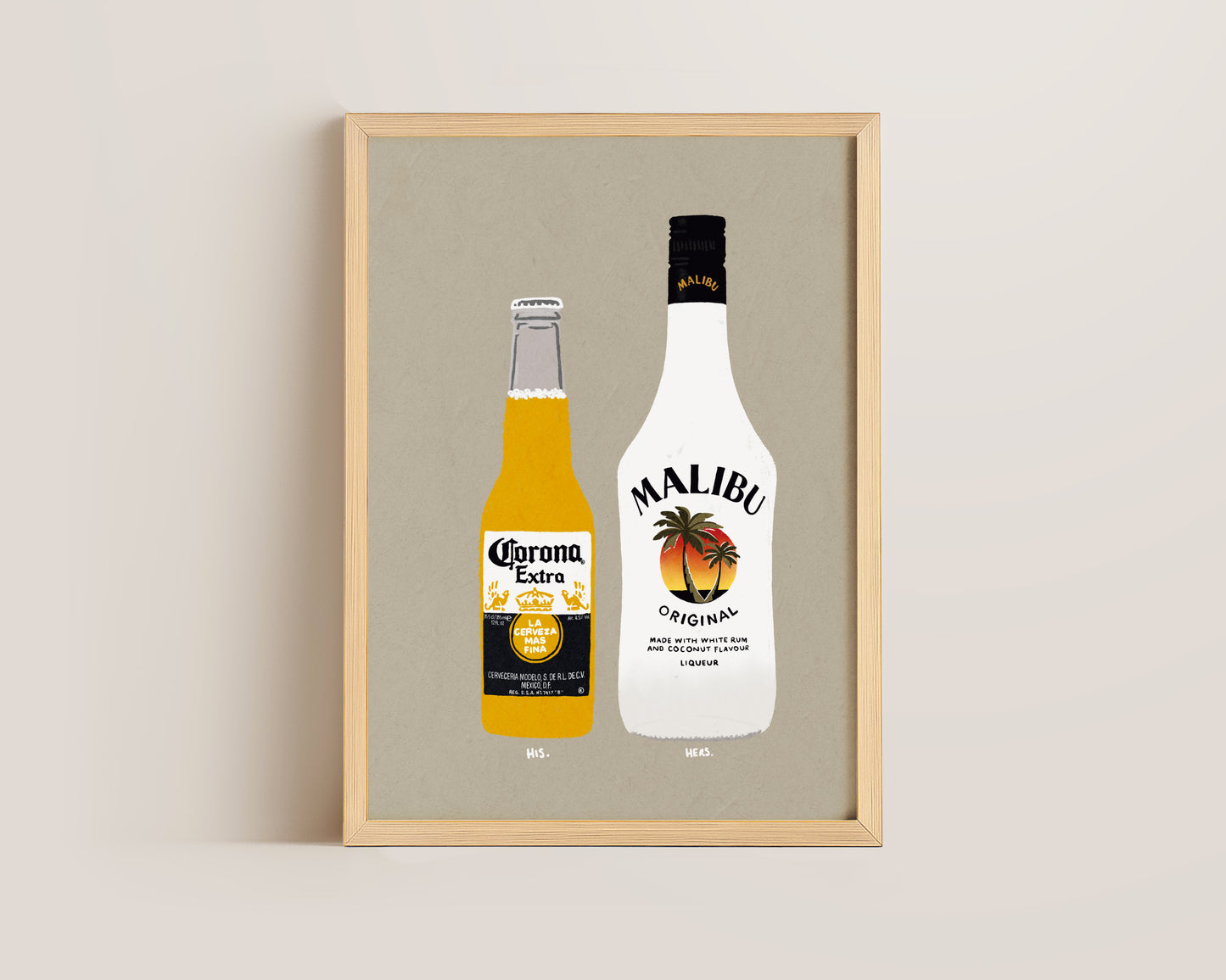 Corona & Malibu Print