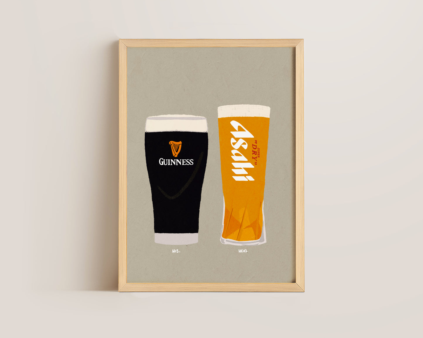 Guinness & Asahi Print