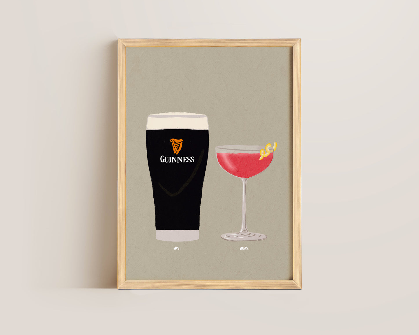 Guinness & Cosmopolitan Print