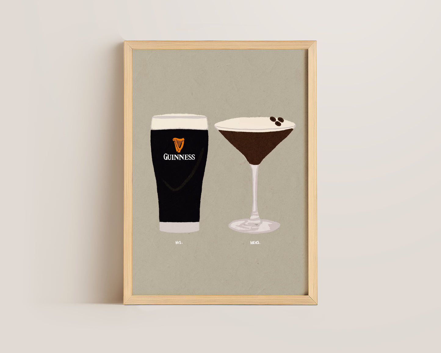 Guinness & Espresso Martini Print