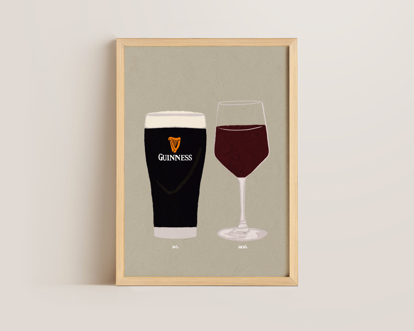 Guinness & Red Wine Print