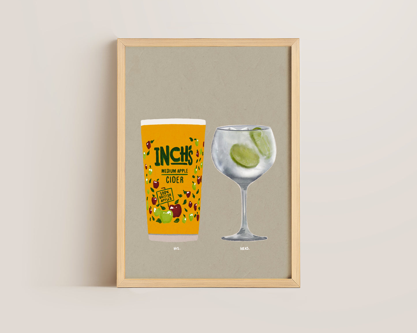 Inch's & G&T Print