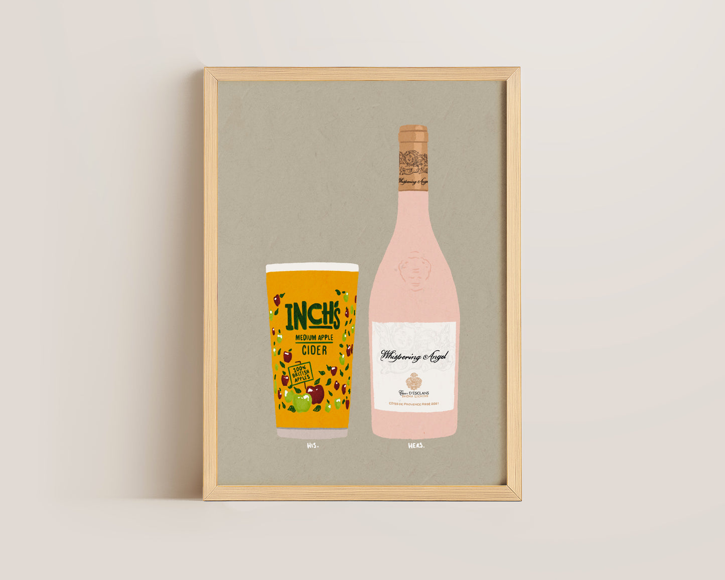 Inch's & Whispering Angel Print