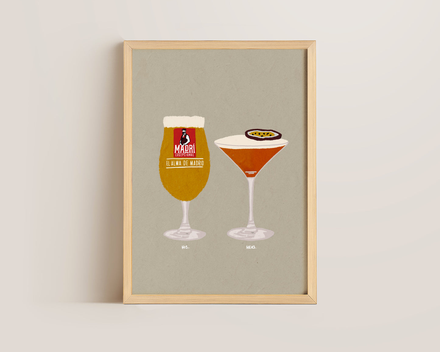 Madri & Pornstar Martini Print