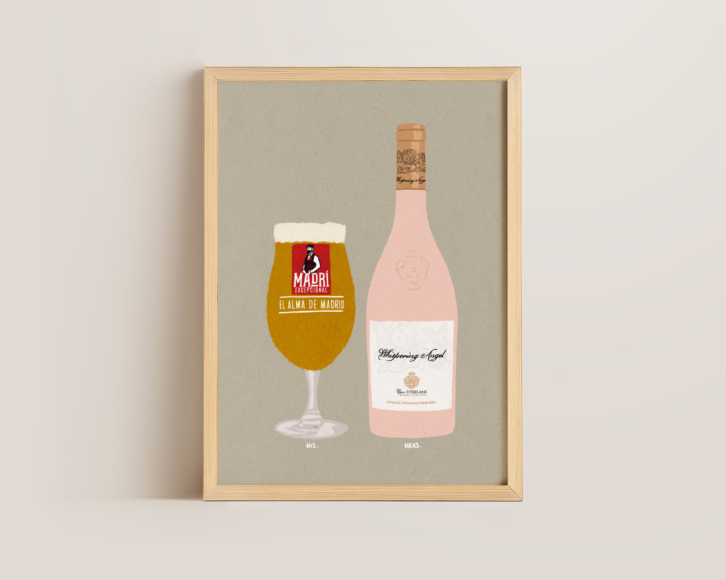 Madri & Whispering Angel Print