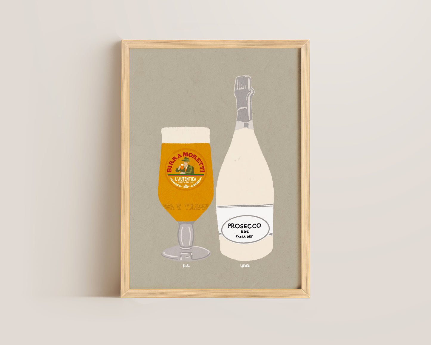 Moretti & Prosecco Print