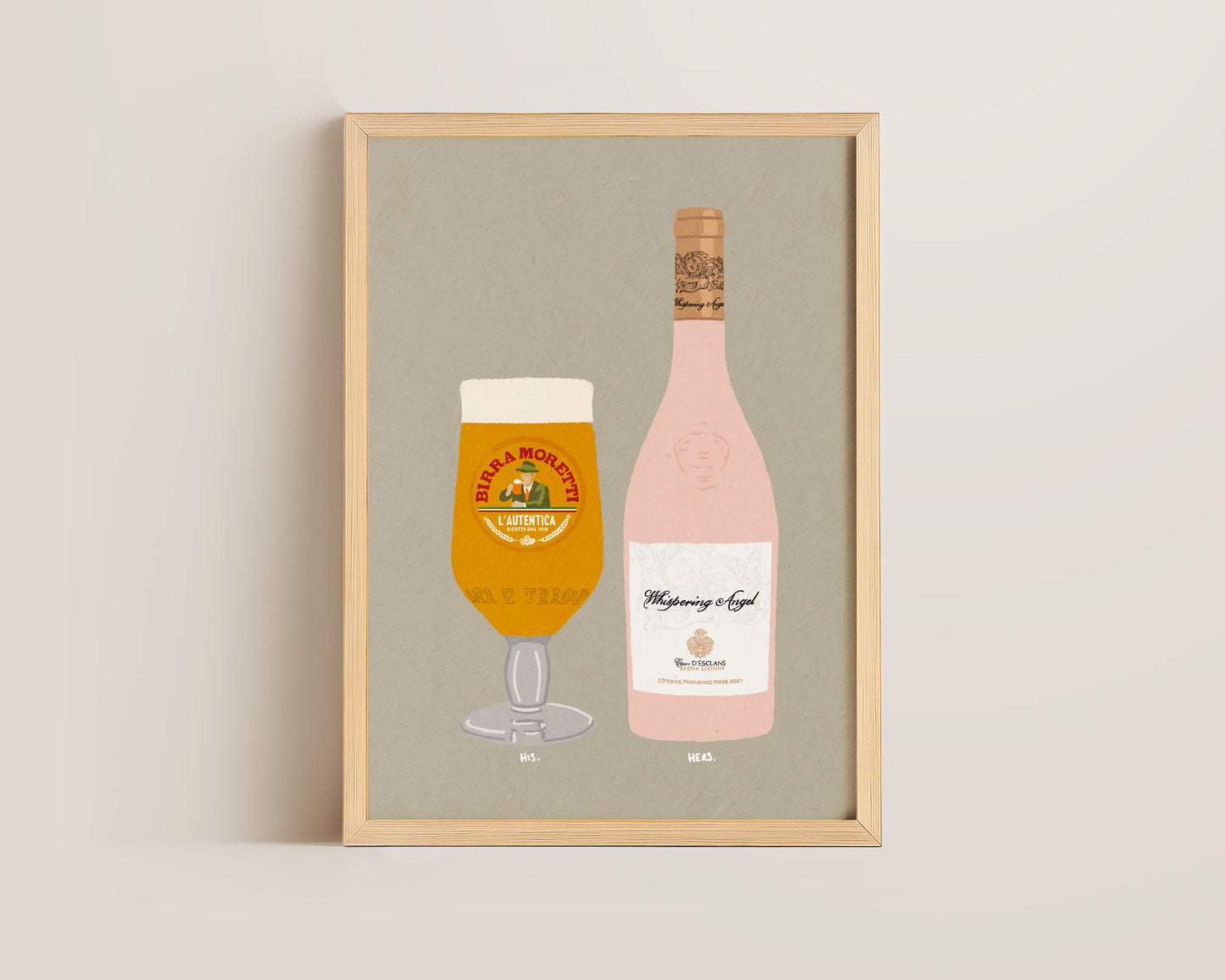 Moretti & Whispering Angel Print