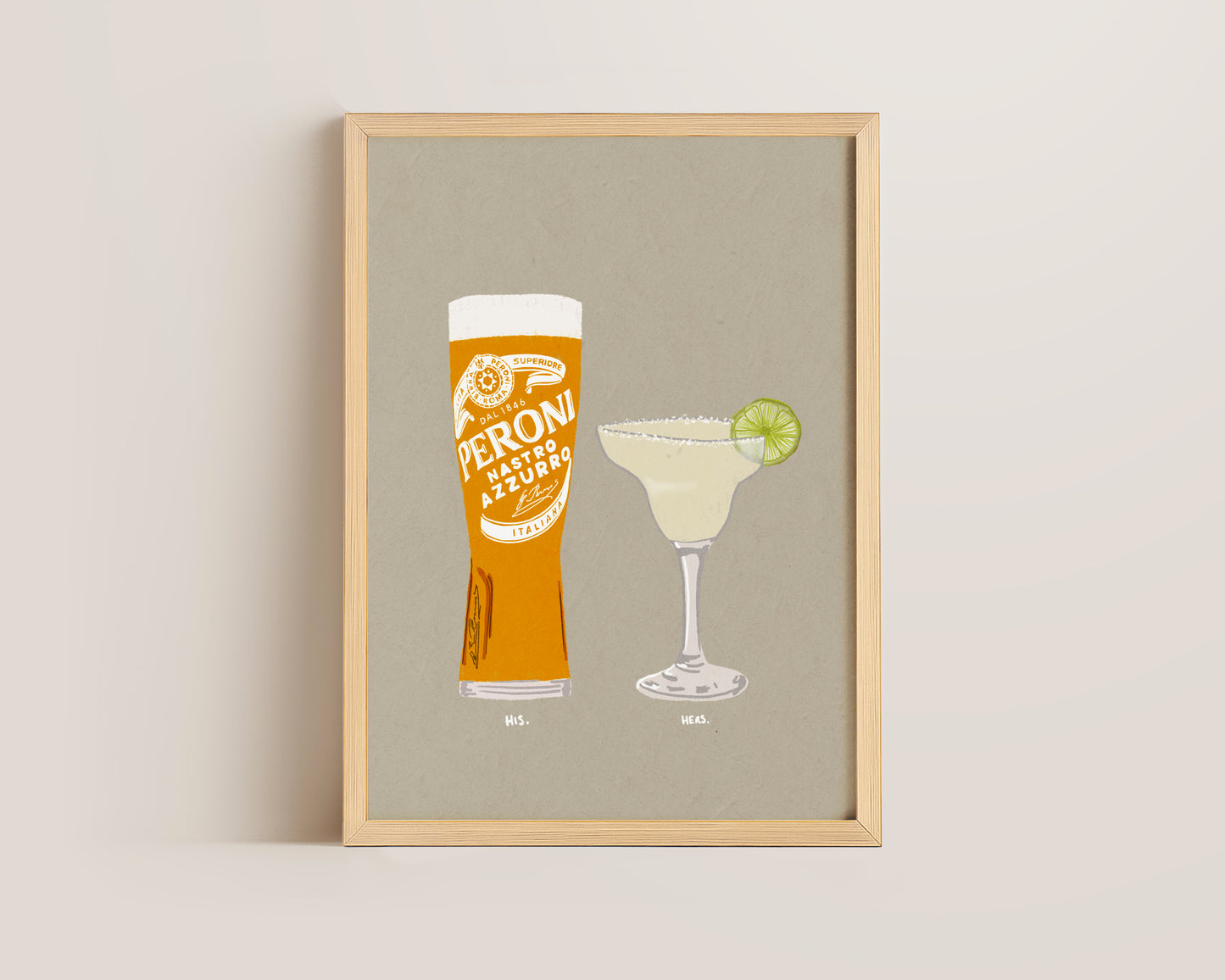 Peroni & Margarita Print