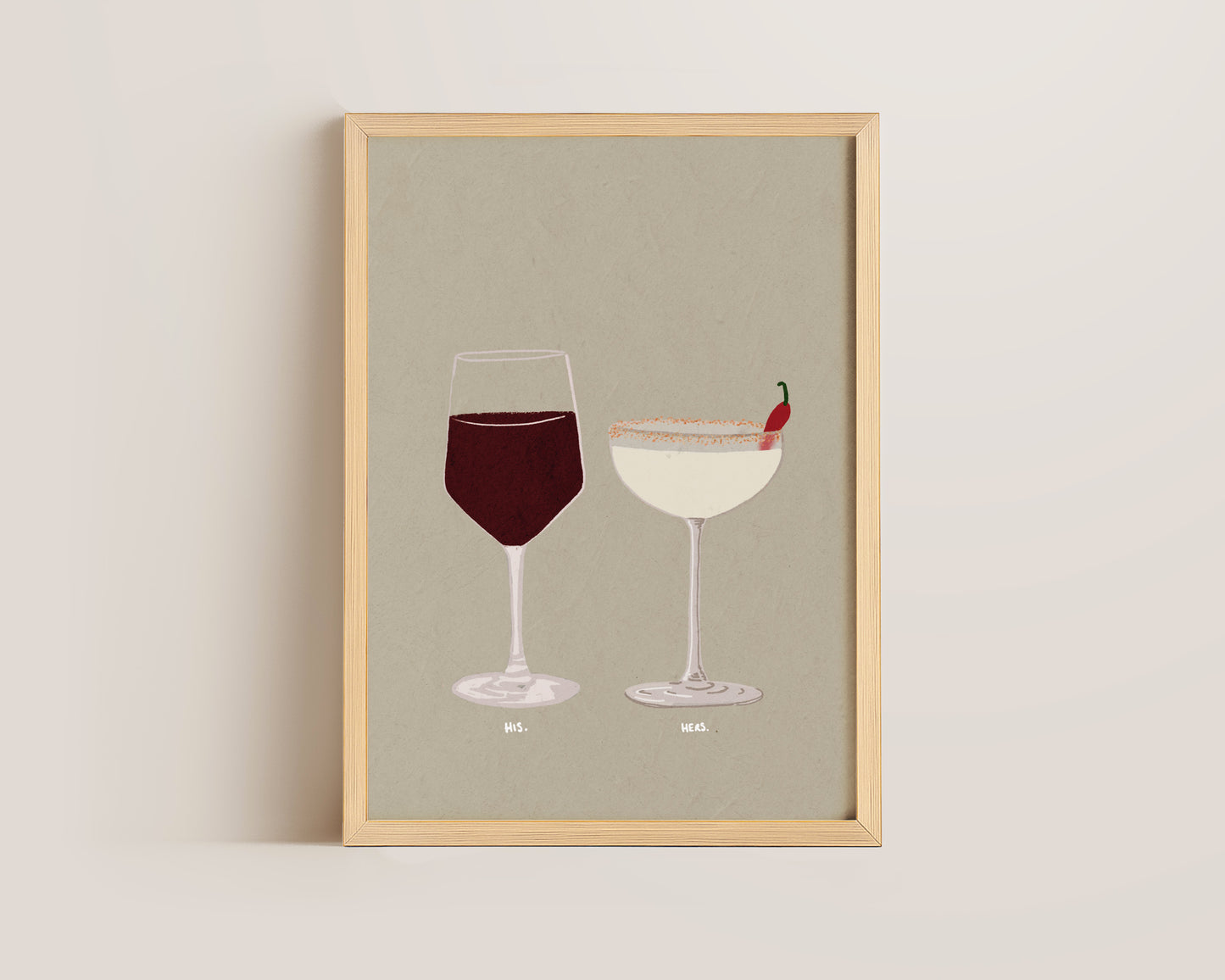 Red Wine & Spicy Marg Print