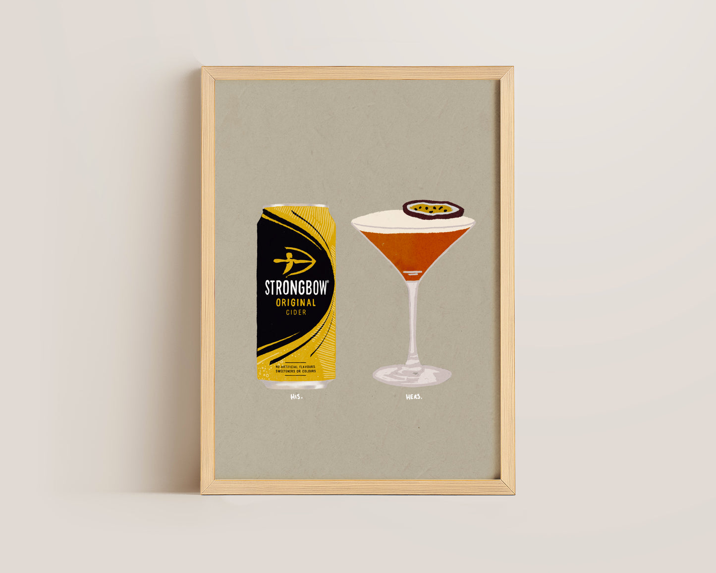 Strongbow & Pornstar Martini Print