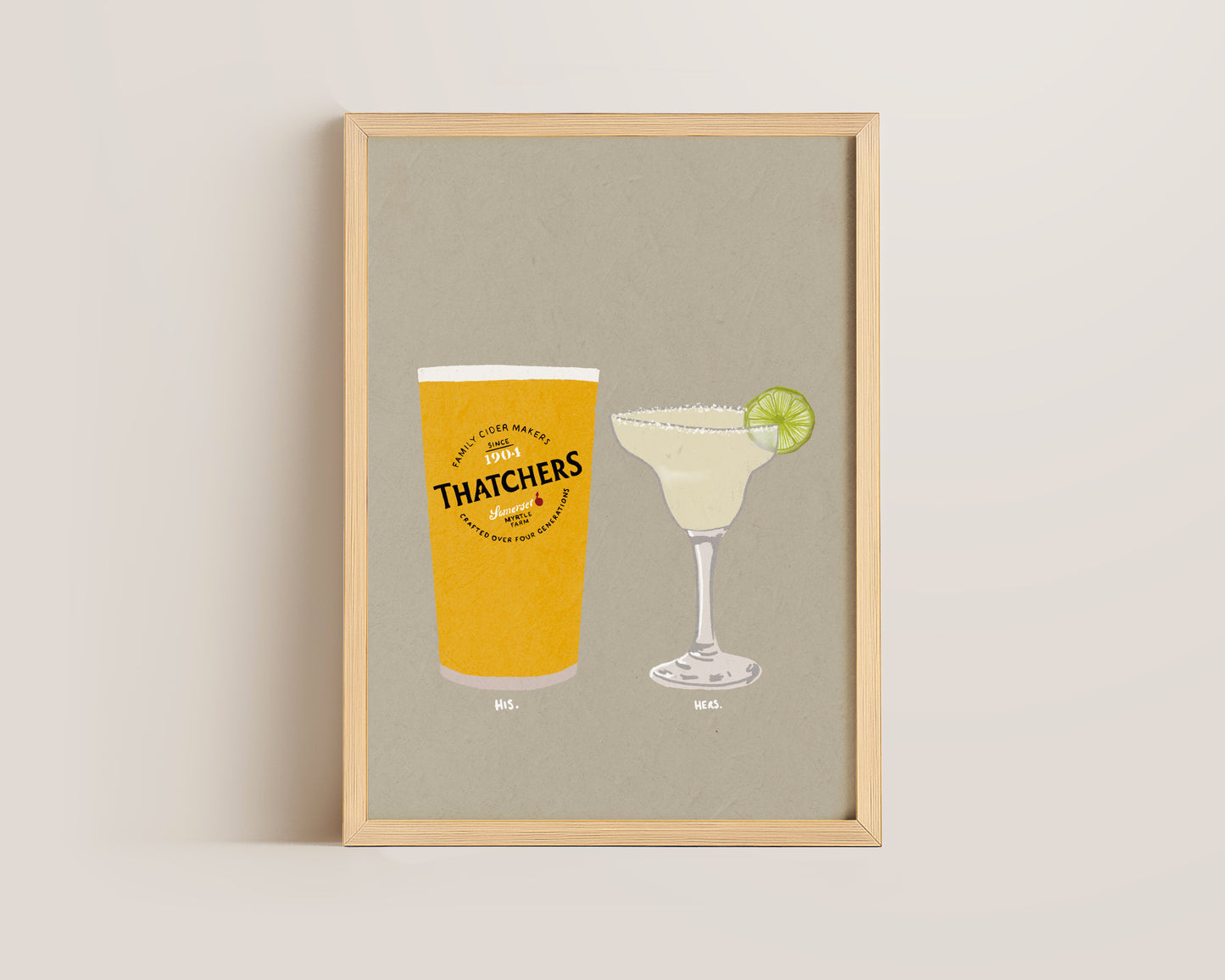 Thatchers & Margarita Print