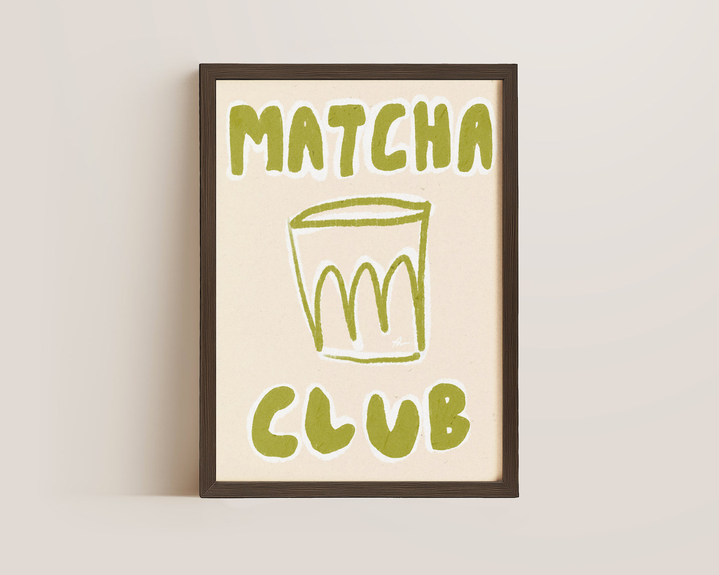 Matcha Club Print