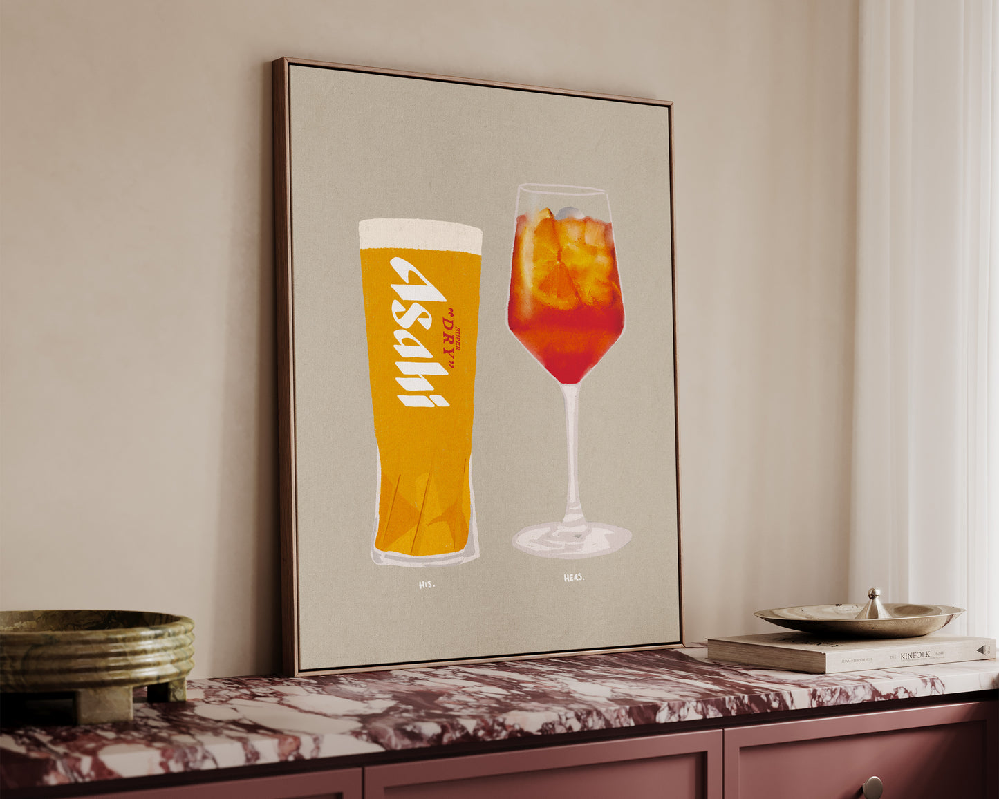 Asahi & Aperol Spritz Canvas