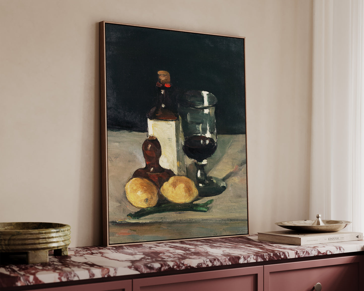 Lemons & Glass Canvas