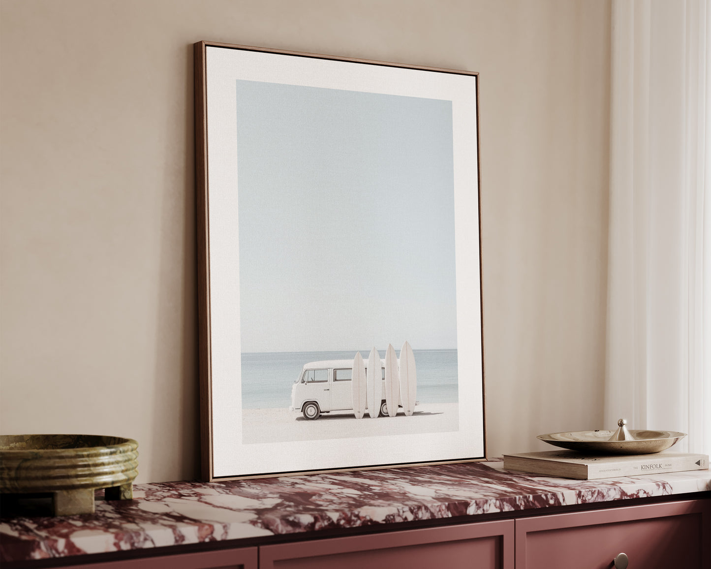 Camper Van Surf Canvas