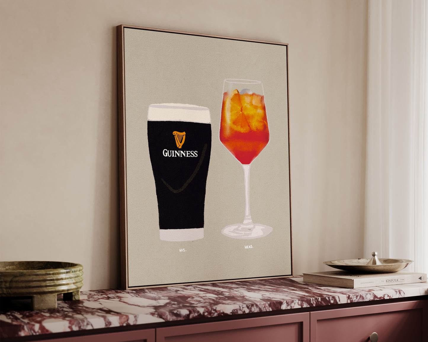 Guinness & Aperol Spritz Canvas