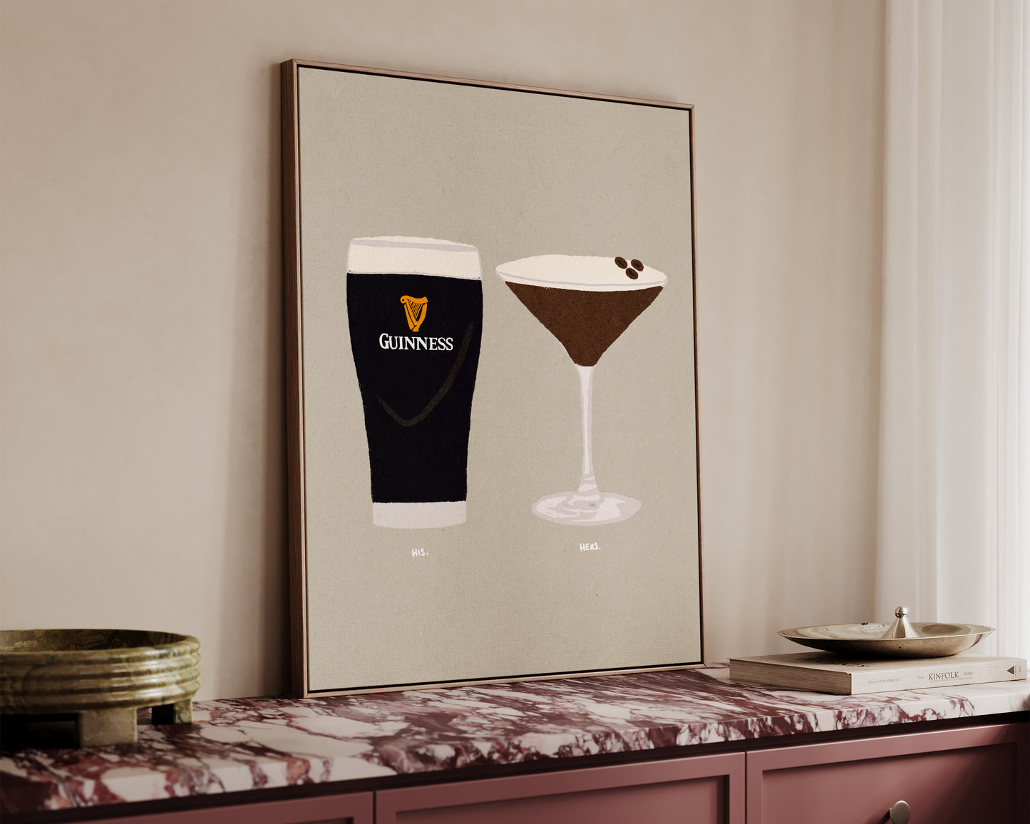 Guinness & Espresso Martini Canvas