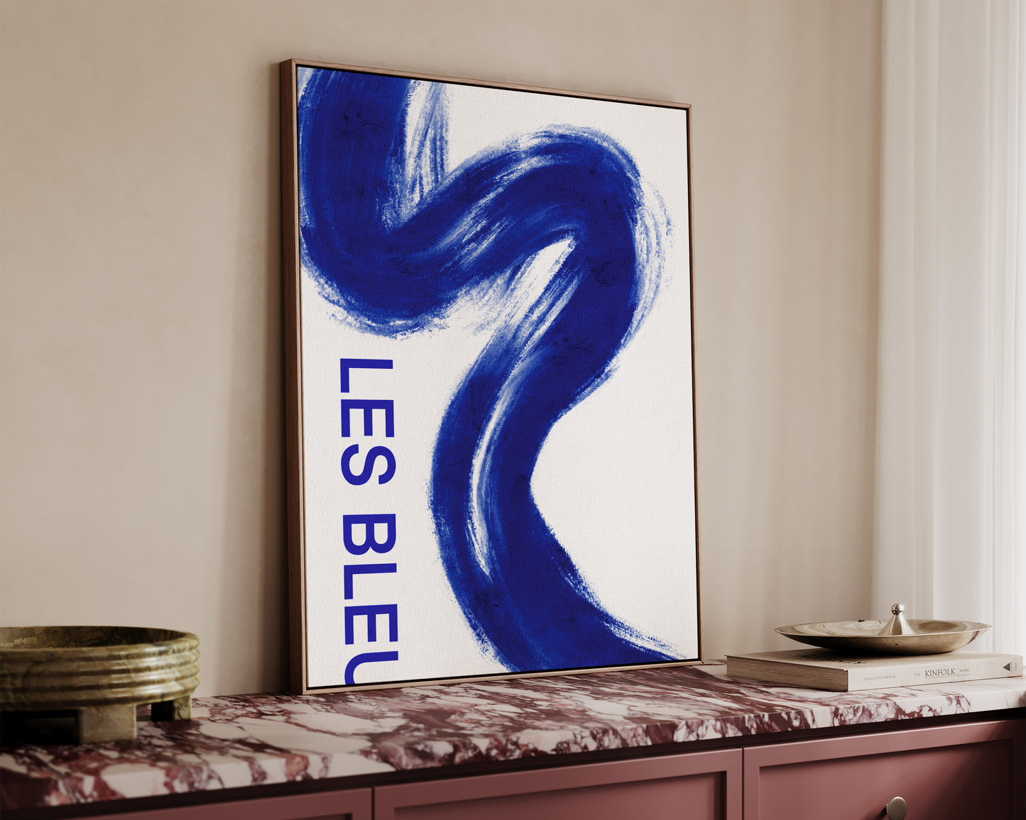 Les Bleu Canvas