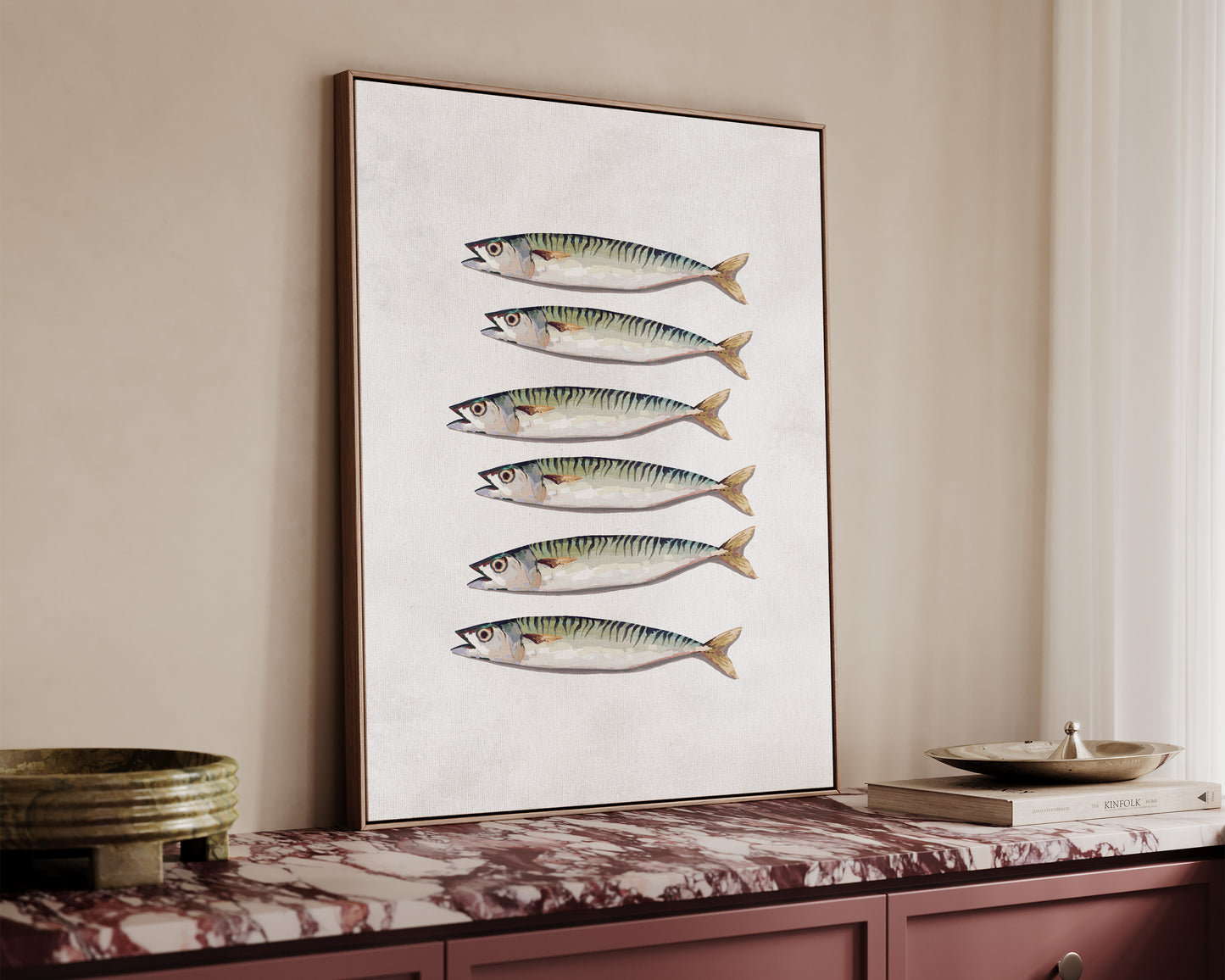 Mackerel Canvas