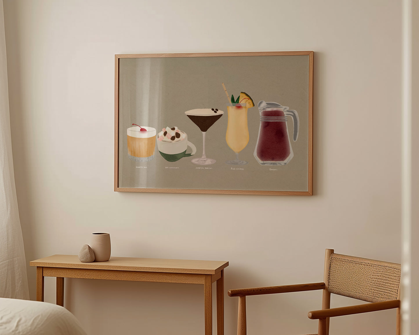 Five Drinks Print