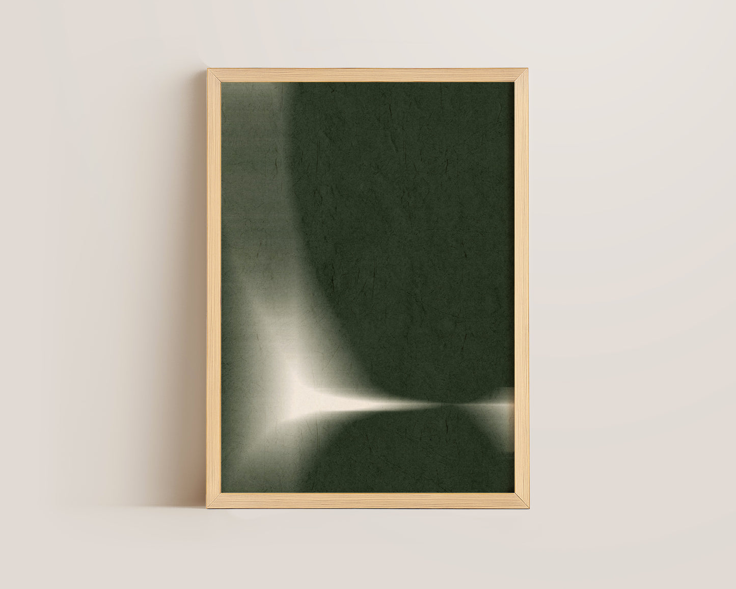 Green Blur Print