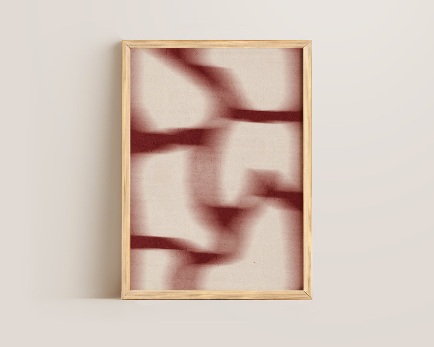 Red Tiles Print