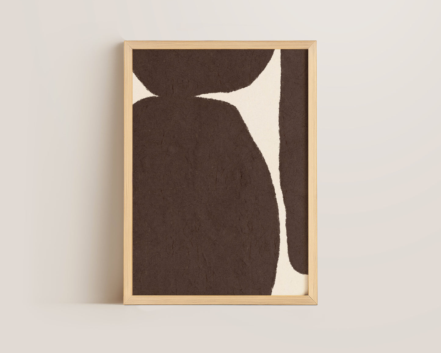 Brown Shapes Print