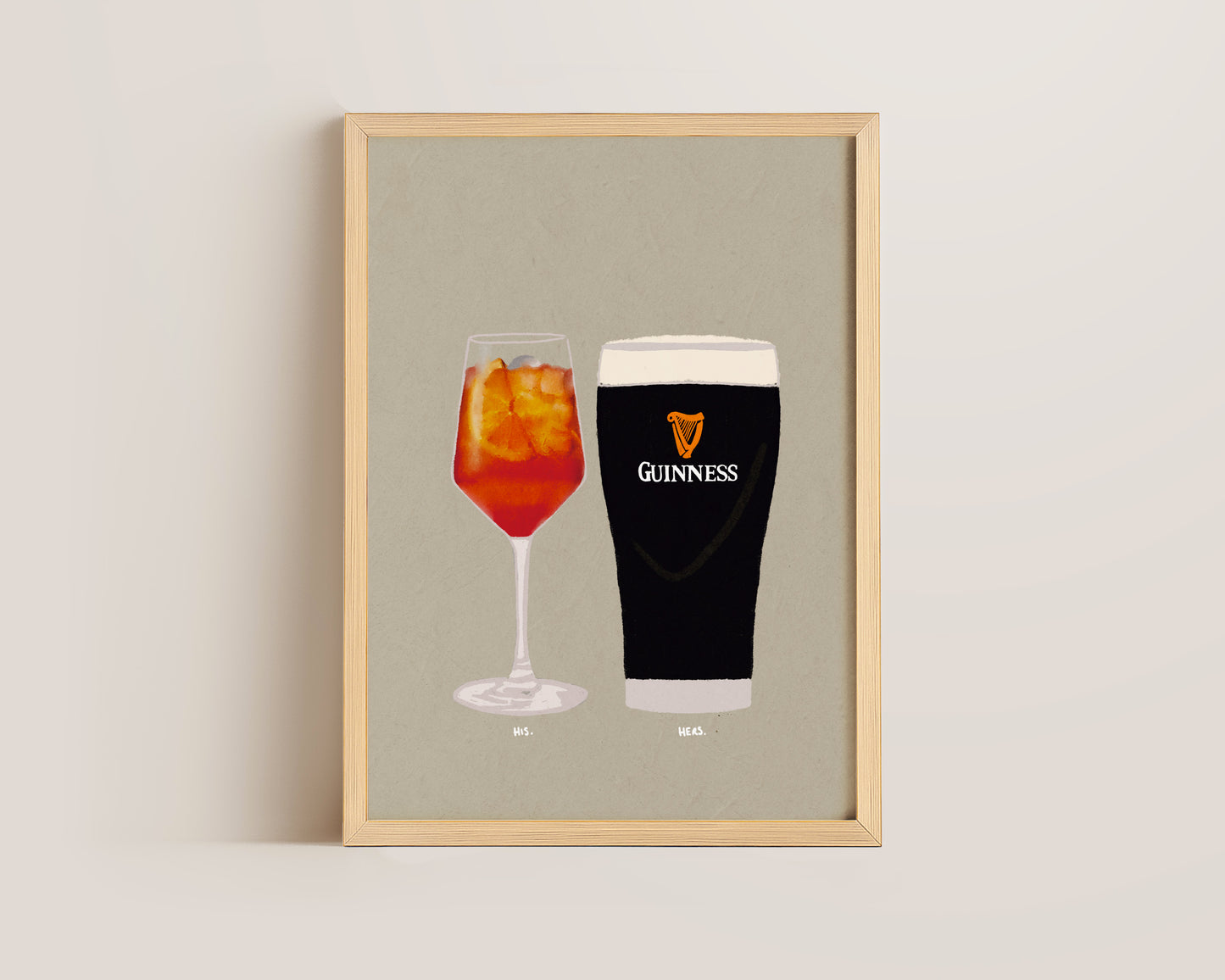 Aperol Spritz & Guinness Print