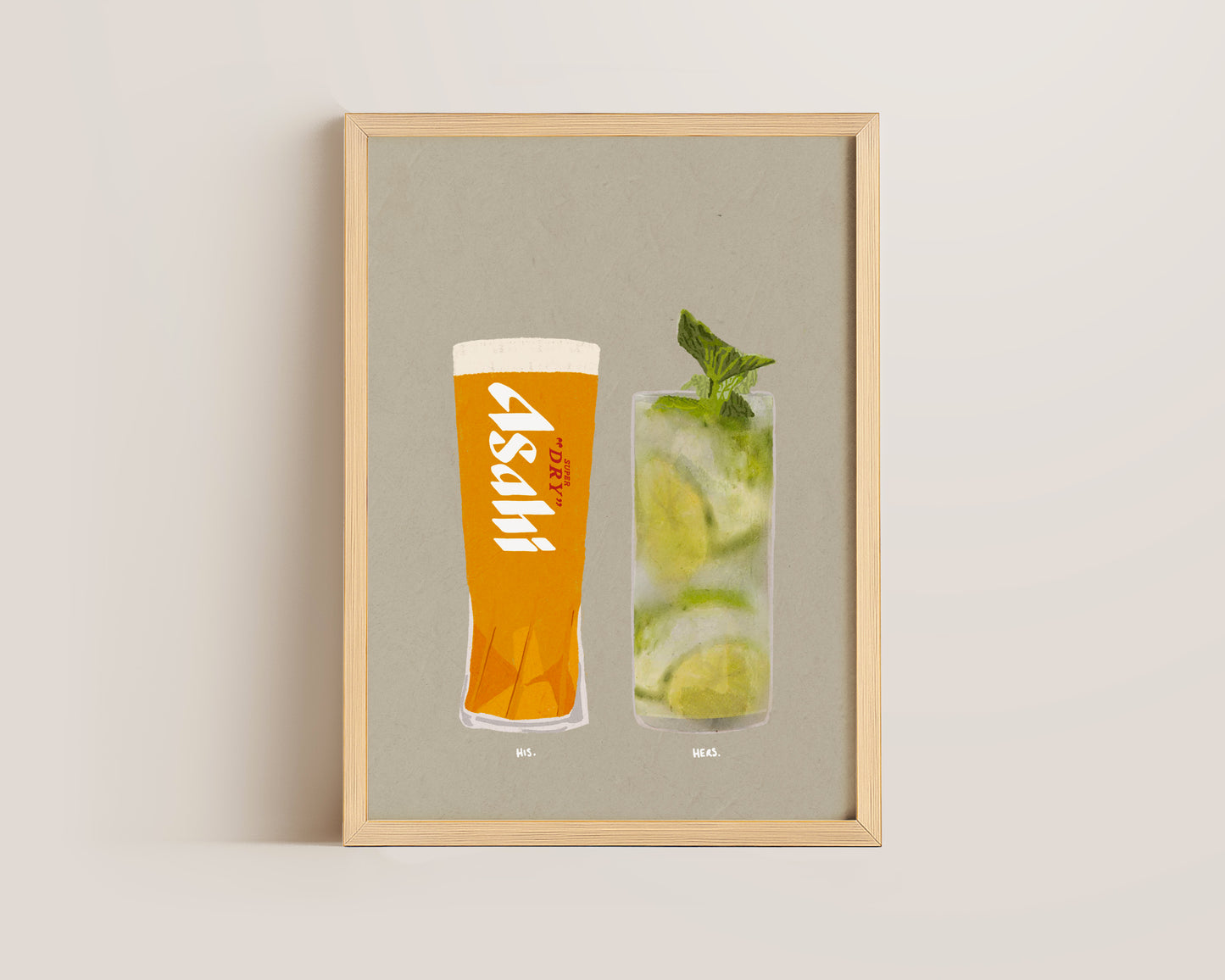 Asahi & Mojito Print